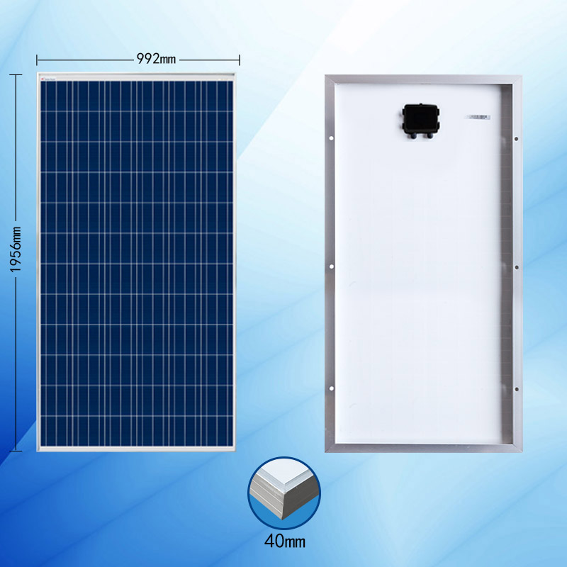 Poly-krystallinsk Solar Panel 300W Featured Billede