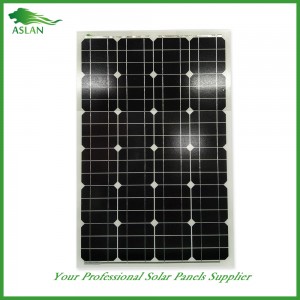Painéal Mona-criostalach 60W Solar